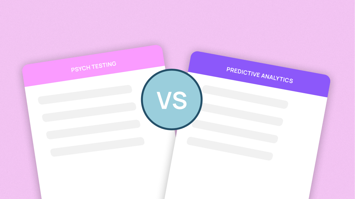 The difference between psych tests and predictive analytics
