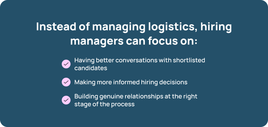 high volume hiring logistics