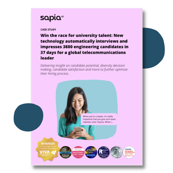 How Ericsson dominated graduate recruitment | Sapia graduate recruitment software