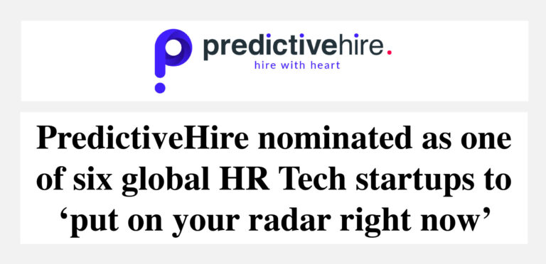 Sapia nominated as one of six global HR Tech startups to ‘put on your radar right now’