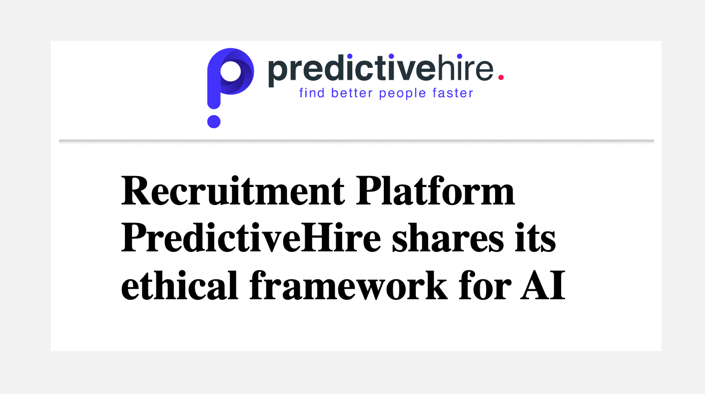 Recruitment Platform Sapia shares its ethical framework for AI