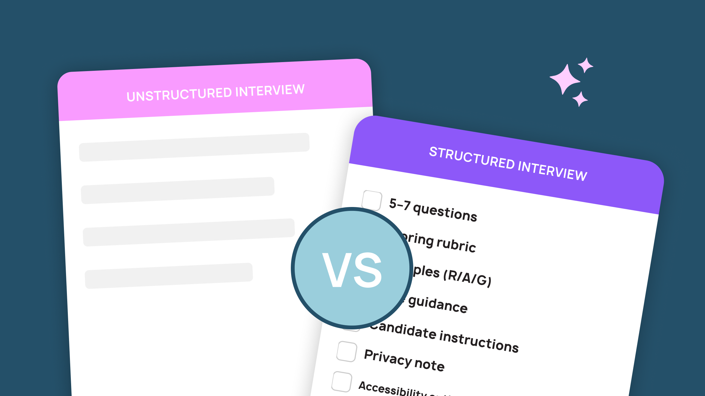 Structured interview vs unstructured Interview: Which works better in 2026