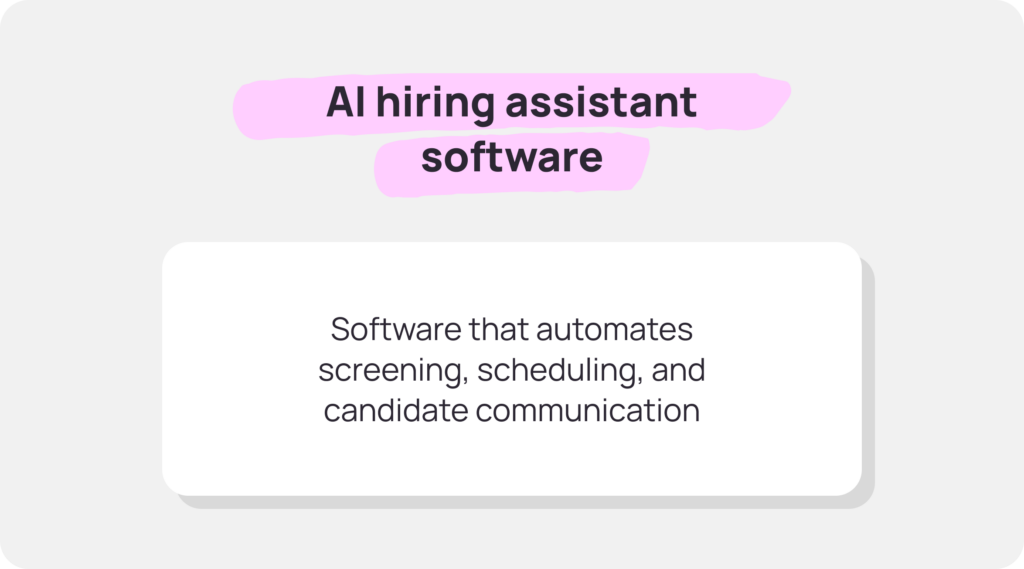 ai hiring assistant software 1