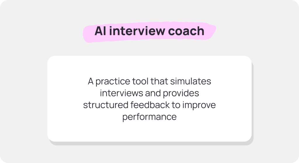 AI interview coach definition