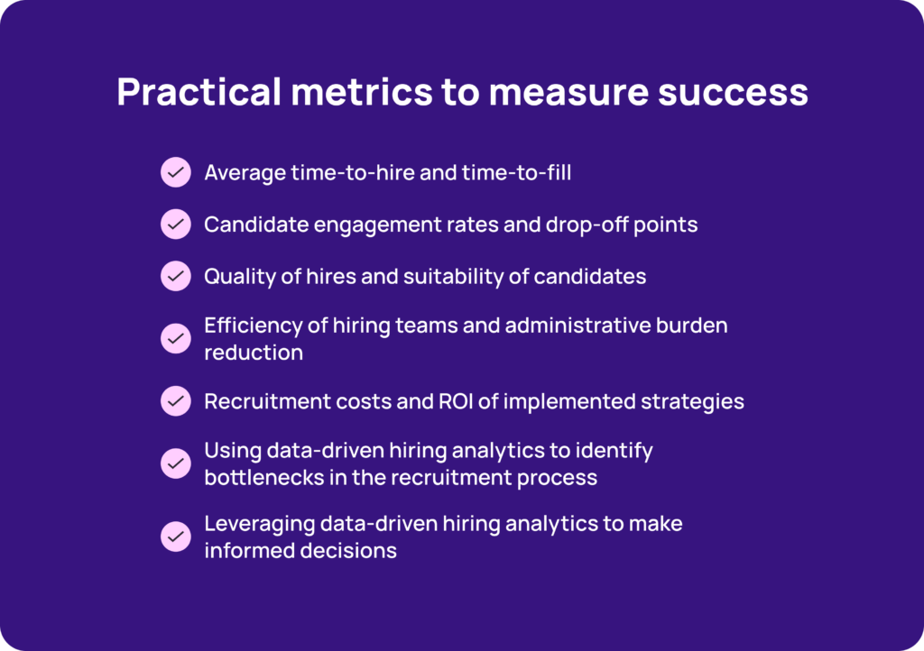 time to hire practical metrics