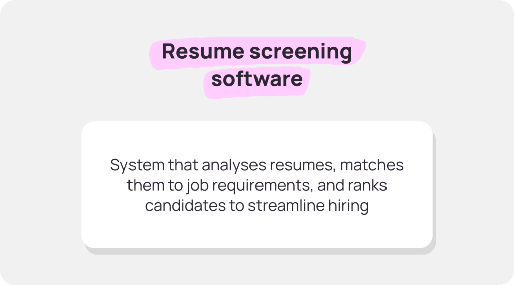 resume screening software quote