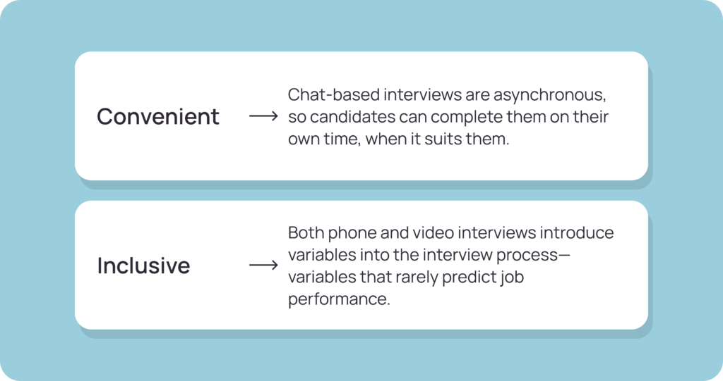 candidates love chat-based interviews 04